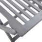 vidaXL Sillas de jardín plegables 4 unidades madera maciza de acacia 