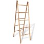 vidaXL Escalera toallero doble con 5 peldaños bambú 50x160 cm vidaXL Escalera toallero doble con 5 peldaños bambú 50x160 cm