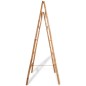 vidaXL Escalera toallero doble con 5 peldaños bambú 50x160 cm vidaXL Escalera toallero doble con 5 peldaños bambú 50x160 cm