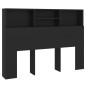 vidaXL Mueble cabecero negro 140x19x103,5 cm vidaXL Mueble cabecero negro 140x19x103,5 cm