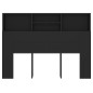 vidaXL Mueble cabecero negro 140x19x103,5 cm vidaXL Mueble cabecero negro 140x19x103,5 cm