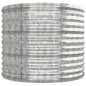 vidaXL Jardinera arriate acero recubrimiento polvo plata 296x80x68 cm vidaXL Jardinera arriate acero recubrimiento polvo plata 296x80x68 cm