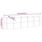 vidaXL Jardinera arriate acero recubrimiento polvo plata 296x80x68 cm vidaXL Jardinera arriate acero recubrimiento polvo plata 296x80x68 cm