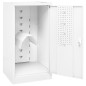 vidaXL Armario para sillas de montar acero blanco 53x53x105 cm vidaXL Armario para sillas de montar acero blanco 53x53x105 cm