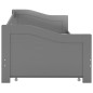 vidaXL Estructura de sofá cama madera de pino gris 90x200 cm vidaXL Estructura de sofá cama madera de pino gris 90x200 cm