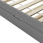 vidaXL Estructura de sofá cama madera de pino gris 90x200 cm vidaXL Estructura de sofá cama madera de pino gris 90x200 cm