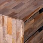 vidaXL Mesita de noche con 2 cajones de madera de teca reciclada vidaXL Mesita de noche con 2 cajones de madera de teca reciclada