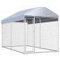 vidaXL Perrera de exterior con toldo 382x192x225 cm vidaXL Perrera de exterior con toldo 382x192x225 cm