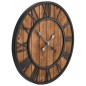 vidaXL Reloj de pared vintage movimiento cuarzo madera metal 60 cm XXL vidaXL Reloj de pared vintage movimiento cuarzo madera metal 60 cm XXL