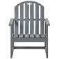 vidaXL Sillones de jardín 2 unidades madera maciza de acacia gris vidaXL Sillones de jardín 2 unidades madera maciza de acacia gris