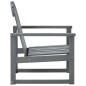 vidaXL Sillones de jardín 2 unidades madera maciza de acacia gris vidaXL Sillones de jardín 2 unidades madera maciza de acacia gris