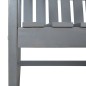 vidaXL Sillones de jardín 2 unidades madera maciza de acacia gris vidaXL Sillones de jardín 2 unidades madera maciza de acacia gris