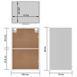 vidaXL Armario colgante cocina madera ingeniería 39,5x31x60 cm vidaXL Armario colgante cocina madera ingeniería 39,5x31x60 cm