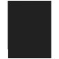 vidaXL Mesita de noche madera contrachapada negro 40x30x40 cm