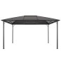 vidaXL Cenador con tejado aluminio 4x3x2,6 m negro vidaXL Cenador con tejado aluminio 4x3x2,6 m negro