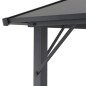 vidaXL Cenador con tejado aluminio 4x3x2,6 m negro vidaXL Cenador con tejado aluminio 4x3x2,6 m negro