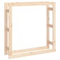 vidaXL Estante para leña madera maciza de pino 100x25x100 cm vidaXL Estante para leña madera maciza de pino 100x25x100 cm