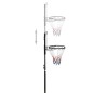 vidaXL Canasta de baloncesto policarbonato transparente 216-250 cm vidaXL Canasta de baloncesto policarbonato transparente 216-250 cm