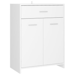 vidaXL Armario de baño madera contrachapada blanco 60x33x80 cm