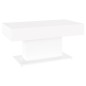vidaXL Mesa de centro madera contrachapada blanco 96x50x45 cm vidaXL Mesa de centro madera contrachapada blanco 96x50x45 cm