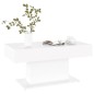 vidaXL Mesa de centro madera contrachapada blanco 96x50x45 cm vidaXL Mesa de centro madera contrachapada blanco 96x50x45 cm