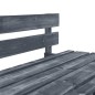 vidaXL Banco de palés para jardín madera gris vidaXL Banco de palés para jardín madera gris