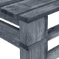vidaXL Banco de palés para jardín madera gris vidaXL Banco de palés para jardín madera gris