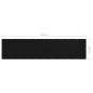 vidaXL Toldo para balcón tela oxford negro 120x500 cm