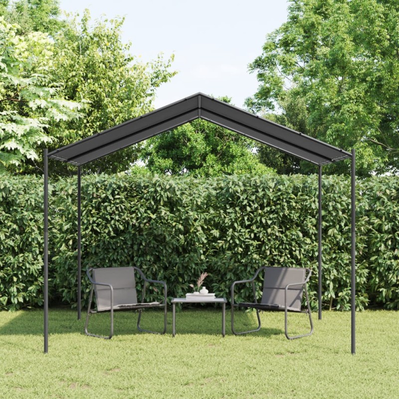 vidaXL Carpa acero y tela gris antracita 3x3 m vidaXL Carpa acero y tela gris antracita 3x3 m