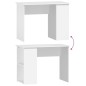 vidaXL Escritorio de madera contrachapada blanco 100x55x75 cm vidaXL Escritorio de madera contrachapada blanco 100x55x75 cm