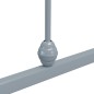 vidaXL Estructura de cama de metal gris 160x200 cm vidaXL Estructura de cama de metal gris 160x200 cm