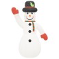 vidaXL Muñeco de nieve inflable con LEDs 370 cm vidaXL Muñeco de nieve inflable con LEDs 370 cm