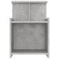 vidaXL Mesita de noche madera contrachapada gris hormigón 40x35x60 cm vidaXL Mesita de noche madera contrachapada gris hormigón 40x35x60 cm