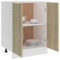 vidaXL Armario inferior cocina contrachapada color roble 60x46x81,5 cm vidaXL Armario inferior cocina contrachapada color roble 60x46x81,5 cm