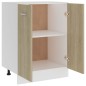 vidaXL Armario inferior cocina contrachapada color roble 60x46x81,5 cm vidaXL Armario inferior cocina contrachapada color roble 60x46x81,5 cm