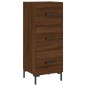 vidaXL Aparador alto madera contrachapada roble marrón 34,5x34x180 cm vidaXL Aparador alto madera contrachapada roble marrón 34,5x34x180 cm