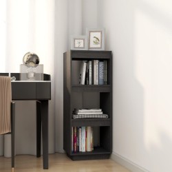 vidaXL Estantería/divisor de espacios madera de pino gris 40x35x103 cm