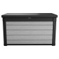 Keter Caja de almacenamiento para jardín Denail gris antracita 380 L Keter Caja de almacenamiento para jardín Denail gris antracita 380 L