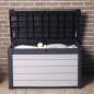 Keter Caja de almacenamiento para jardín Denail gris antracita 380 L Keter Caja de almacenamiento para jardín Denail gris antracita 380 L