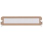 vidaXL Barandilla de seguridad cama de niño poliéster taupe 180x42 cm vidaXL Barandilla de seguridad cama de niño poliéster taupe 180x42 cm
