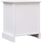 vidaXL Mesita de noche madera de Paulownia gris 38x28x45 cm vidaXL Mesita de noche madera de Paulownia gris 38x28x45 cm