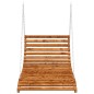 vidaXL Tumbona columpio madera curvada acabado de teca 115x147x46 cm vidaXL Tumbona columpio madera curvada acabado de teca 115x147x46 cm