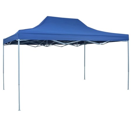 vidaXL Carpa plegable profesional acero azul 3x4 m
