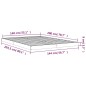 vidaXL Estructura de cama madera maciza de pino blanco 140x200 cm vidaXL Estructura de cama madera maciza de pino blanco 140x200 cm