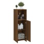 vidaXL Armario de baño madera contrachapada roble marrón 30x30x95 cm vidaXL Armario de baño madera contrachapada roble marrón 30x30x95 cm