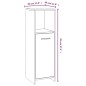vidaXL Armario de baño madera contrachapada roble marrón 30x30x95 cm vidaXL Armario de baño madera contrachapada roble marrón 30x30x95 cm