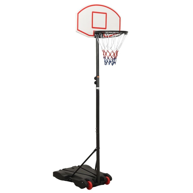 vidaXL Canasta de baloncesto polietileno blanco 216-250 cm vidaXL Canasta de baloncesto polietileno blanco 216-250 cm