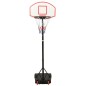 vidaXL Canasta de baloncesto polietileno blanco 216-250 cm vidaXL Canasta de baloncesto polietileno blanco 216-250 cm