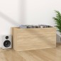 vidaXL Caja para discos de vinilo madera contrachapada 71x34x36 cm vidaXL Caja para discos de vinilo madera contrachapada 71x34x36 cm