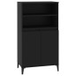 vidaXL Aparador alto madera contrachapada negro 60x36x110 cm vidaXL Aparador alto madera contrachapada negro 60x36x110 cm